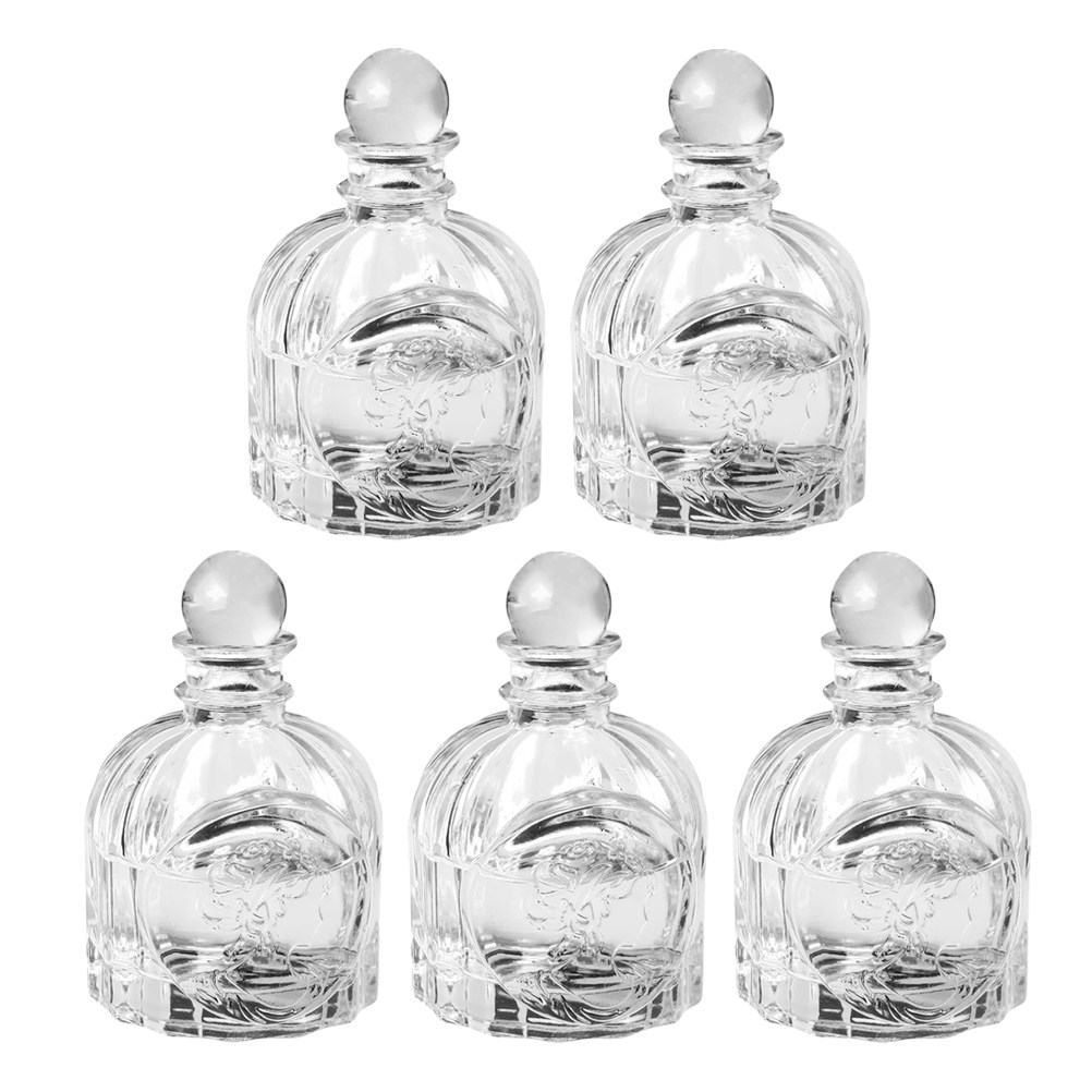 Home Fragrance - 5 Zestawów Przezroczystych Butelek na Perfumy