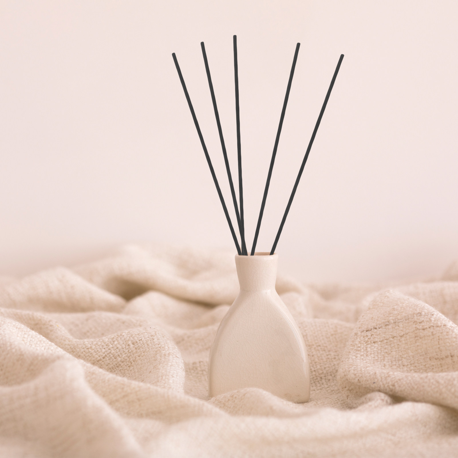 Home Fragrance Diffuser Oil - 100 szt. Czarne, grube, wymienne patyczki
