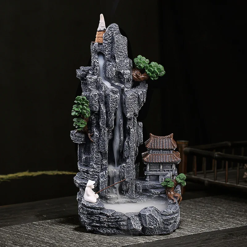 Incense Cone Holder - 1szt Kadzidełko z przepływem zwrotnym wodospadu