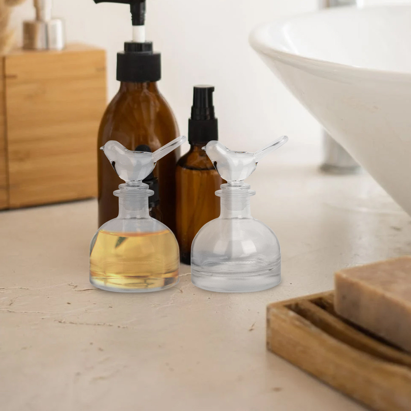 2 szt. Szklane butelki na perf – Home Fragrance recenzja i cena
