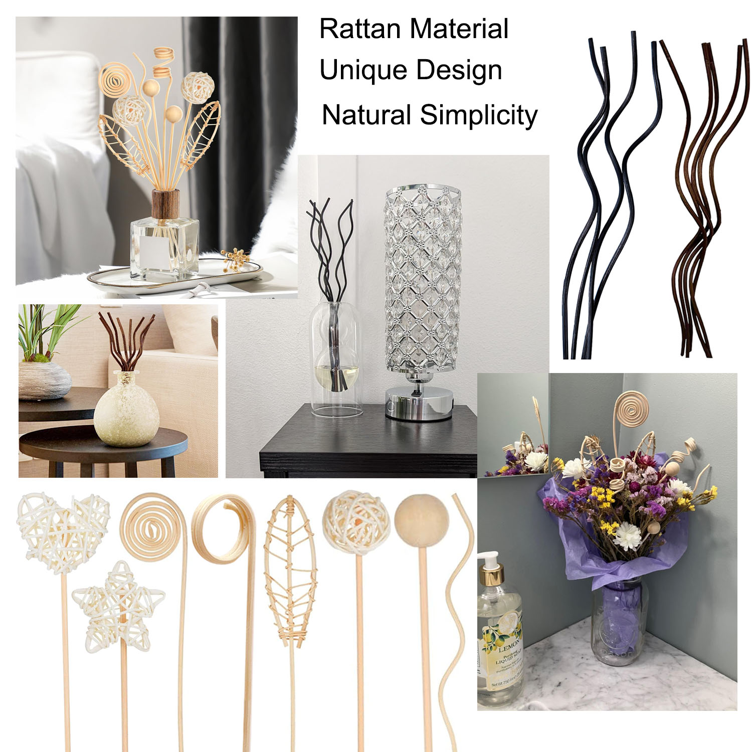 5/15 szt. Długie, falowane pat – Home Fragrance Diffuser Refills recenzja i cena