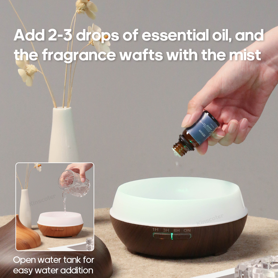 KINSCOTER Dyfuzor Aromaterapii – Home Fragrance Diffuser Oil recenzja i cena
