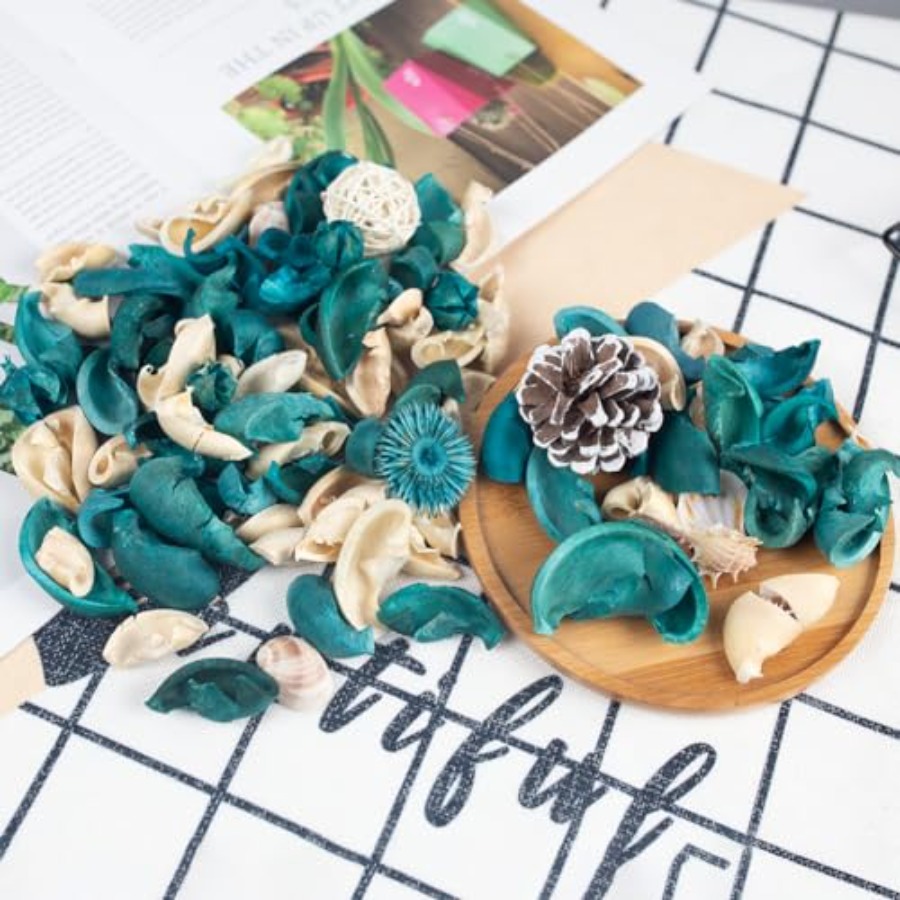 Worek z potpourri z muszelek,  – Potpourri Dried Flower recenzja i cena