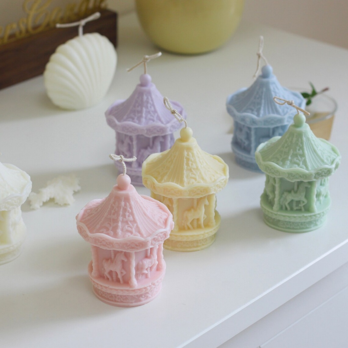 3D karuzela świeca silikonowe  – Home Fragrance Rituals recenzja i cena