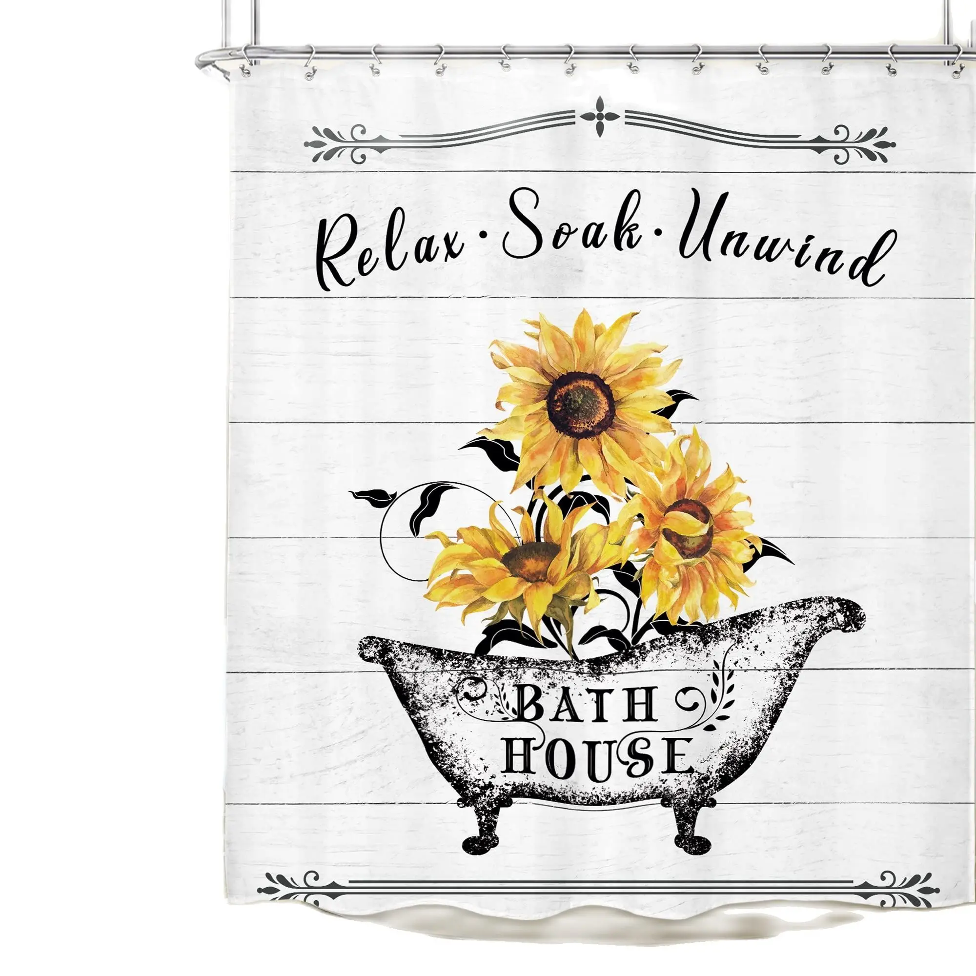 Vintage Floral Łazienka Zasłon – Potpourri Dried Flower recenzja i cena